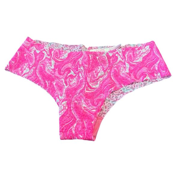 Victorias Secret Pink Womens M Seamless Cheeky Panty Recycled Polyamide & Cotton - Picture 1 of 4